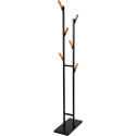 MAUL porte-manteau Rima, en métal, hauteur 183 cm, 6 patères amovibles, brun/noir