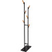 MAUL porte-manteau Rima, en métal, hauteur 183 cm, 6 patères amovibles, brun/noir
