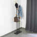 MAUL porte-manteau Rima, en métal, hauteur 183 cm, 6 patères amovibles, brun/noir