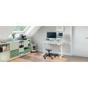 Leitz Ergo bureau assis/debout, ft plateau 120 x 70 cm, électrique, sur pied