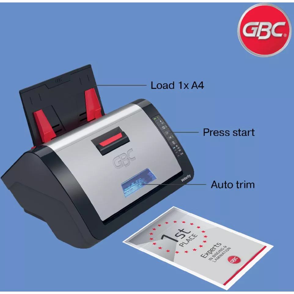GBC Velocity A4 Automatic Laminator