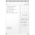 Oxford Office Essentials taskmanager quotidien, 140 pages, ft A5, bleu