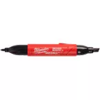 Marqueur Milwaukee double pointe Fine et Bisautée / pce