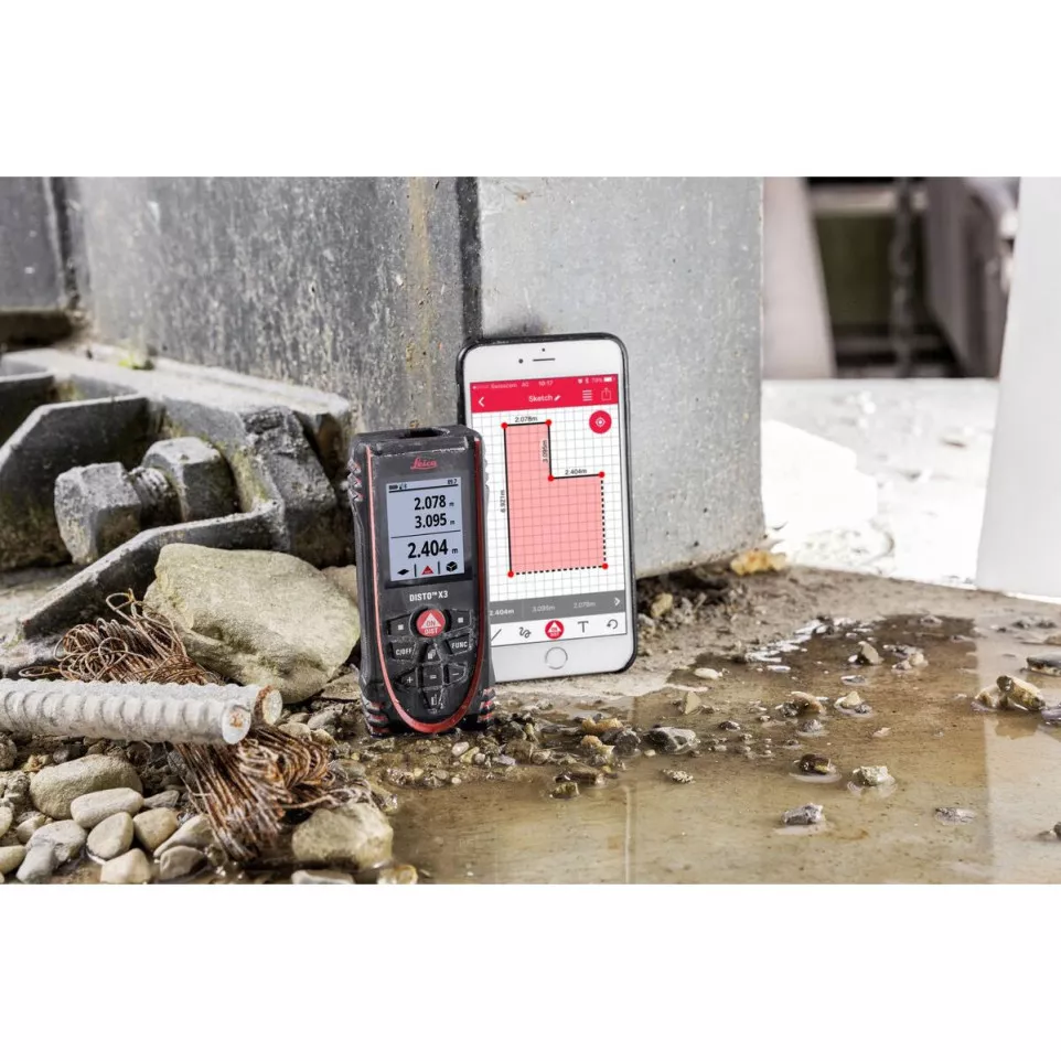 Laser astandsmeter Leica Disto X3 / pce