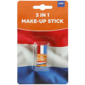 Orange makeup stick red white blue