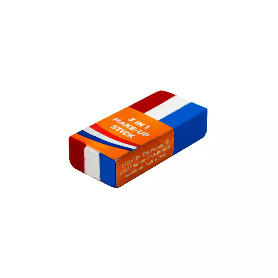 Orange makeup stick red white blue