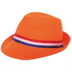 Orange Fedora Hat
