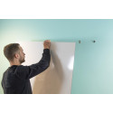 Smit Visual tableau blanc sans cadre, acier laqué, magnétique, ft 98 x 198 cm