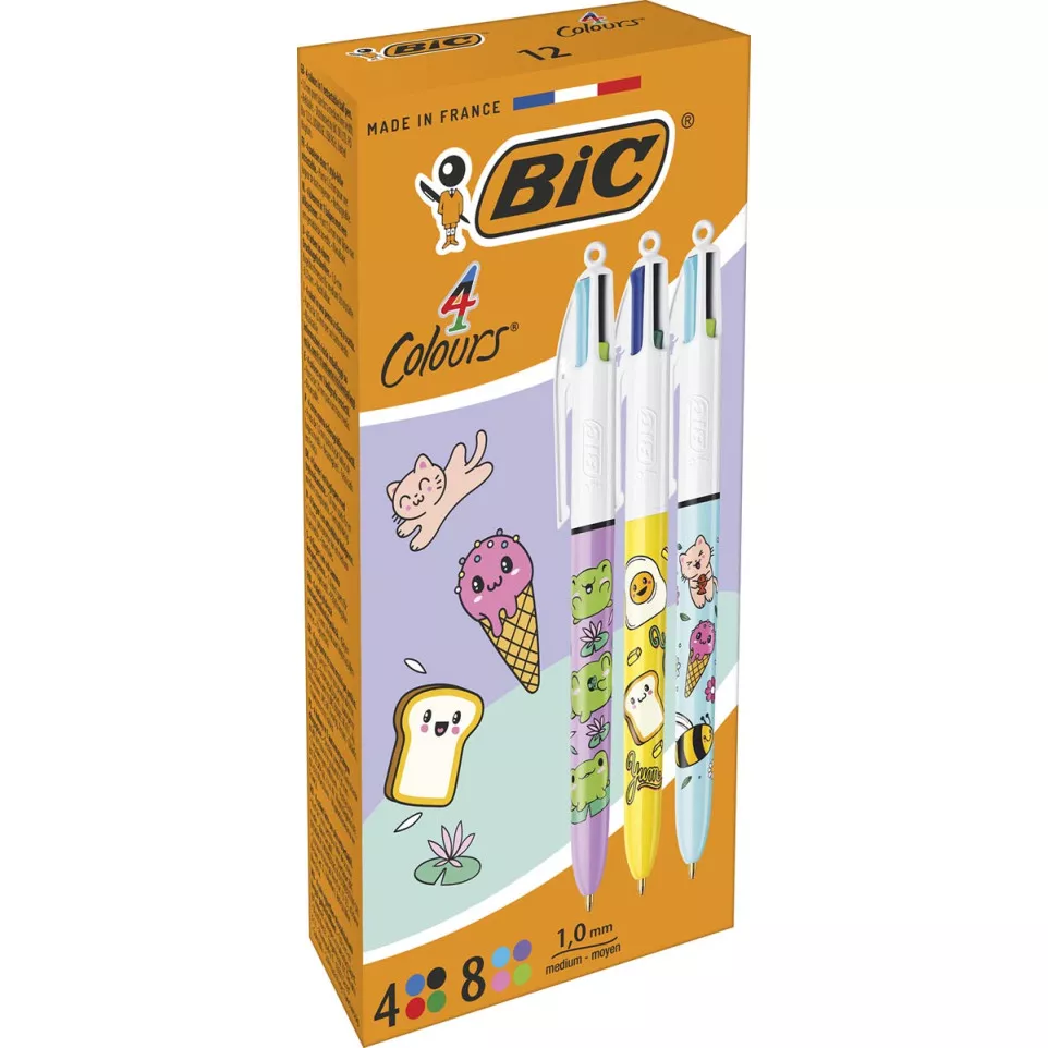 Bic 4 Colours Kawaii Ballpoint Pen...