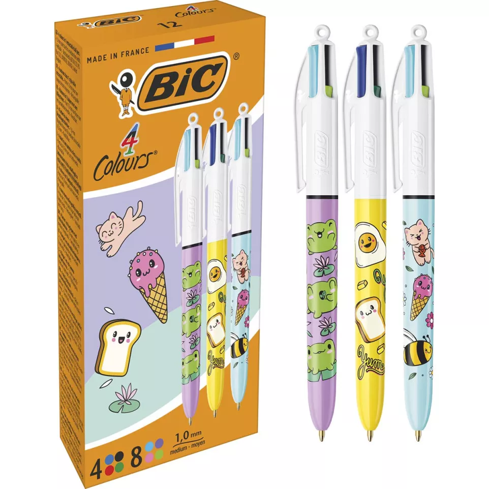 Bic 4 Colours Kawaii Ballpoint Pen...