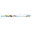 Bic 4-kleurenbalpen Kawai, doos van 12 stuks, assorti