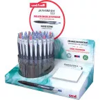 Uni-ball Jetstream Eco Retractable Rollerball Pen 0.85mm Assorted Colors Display of 48