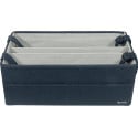 Leitz organisateur bureau portable Hot desking, avec poignées ajustable, gris