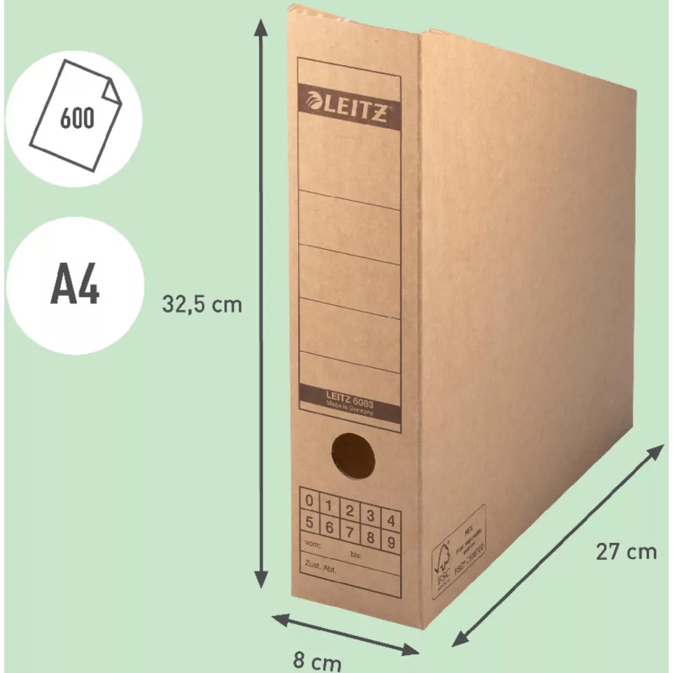 Leitz Premium Magazine File Brown