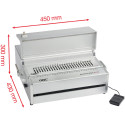 GBC Magnapunch Elite Electric Punch Binding Machine with Foot Pedal