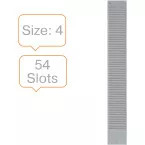 Nobo bande planning indice 4, 54 fentes, ft 96 x 12,8 cm