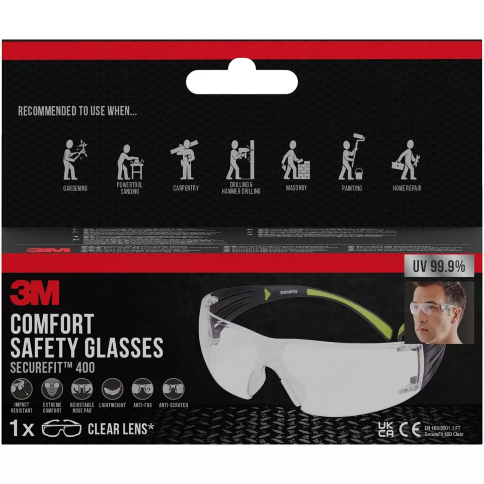3M veiligheidsbril SecureFit 400