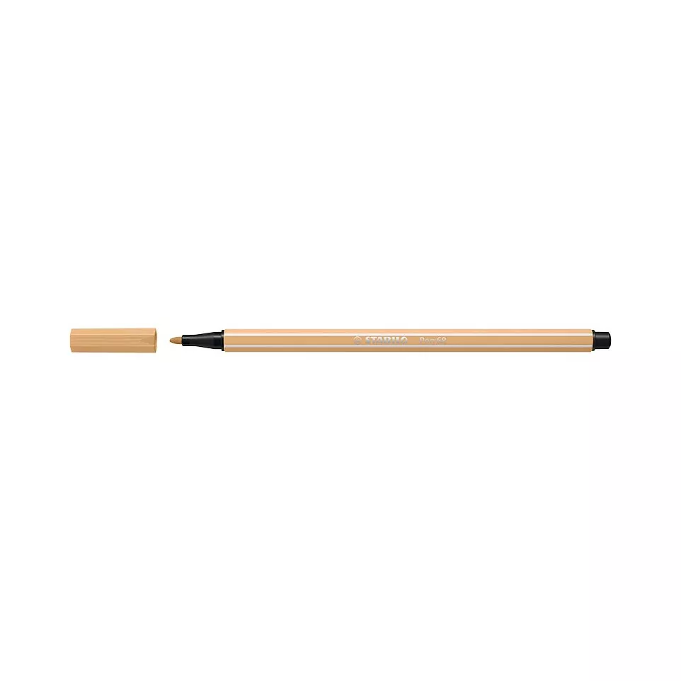 STABILO Pen 68 viltstift, lichtbruin