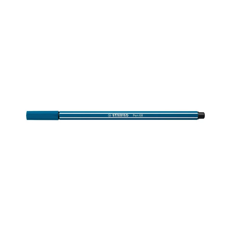 STABILO Pen 68 Felt Tip Pen Petrol Blue