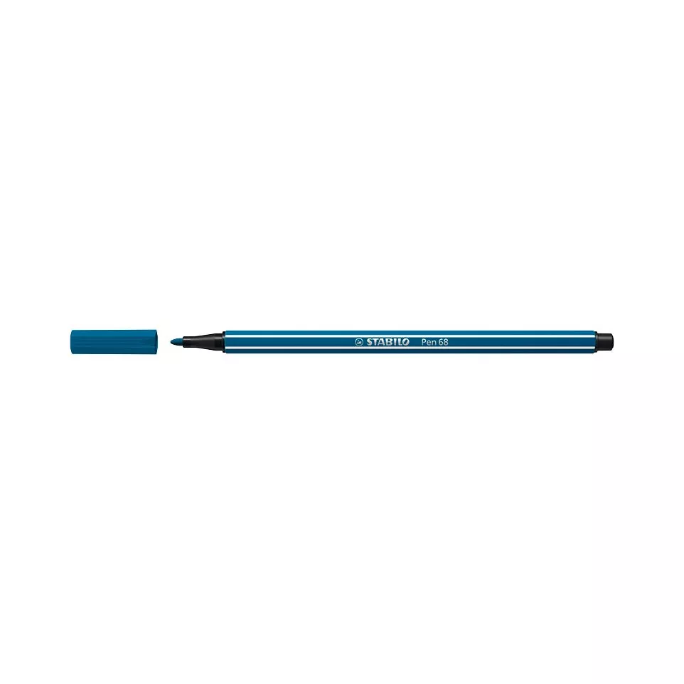 STABILO Pen 68 Felt Tip Pen Petrol Blue