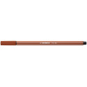 STABILO Pen 68 Felt Tip Pen Red-Brown