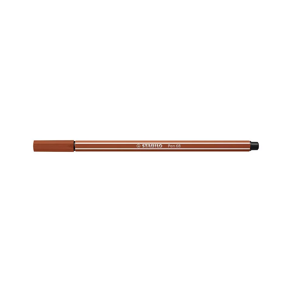STABILO Pen 68 Felt Tip Pen Red-Brown