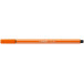 STABILO Pen 68 Felt Tip Pen Light Orange