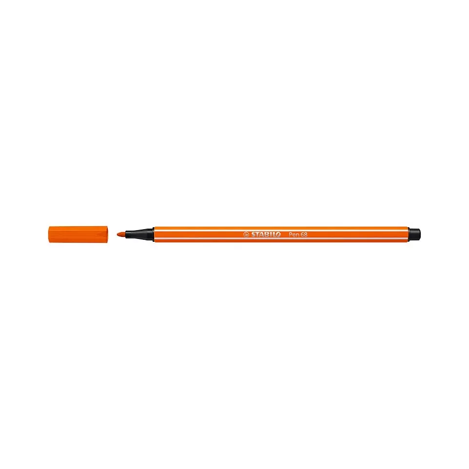 STABILO Pen 68 Felt Tip Pen Light Orange