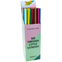 Transparent Paper Display of 100 Rolls in Assorted Colors