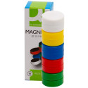 Q-CONNECT magneten, 20 mm, assorti, pak van 10 stuks