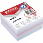 OFFICE products vulling memokubus, 8,5 x 8,5 x 4 cm, geassorteerde kleuren