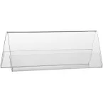 Europel porte-nom chevalet de table ft 55 x 150 mm, paquet de 10 pièces