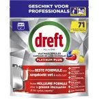 Dreft Pro Platinum Plus Dishwasher Tablets Lemon Pack of 71 Capsules
