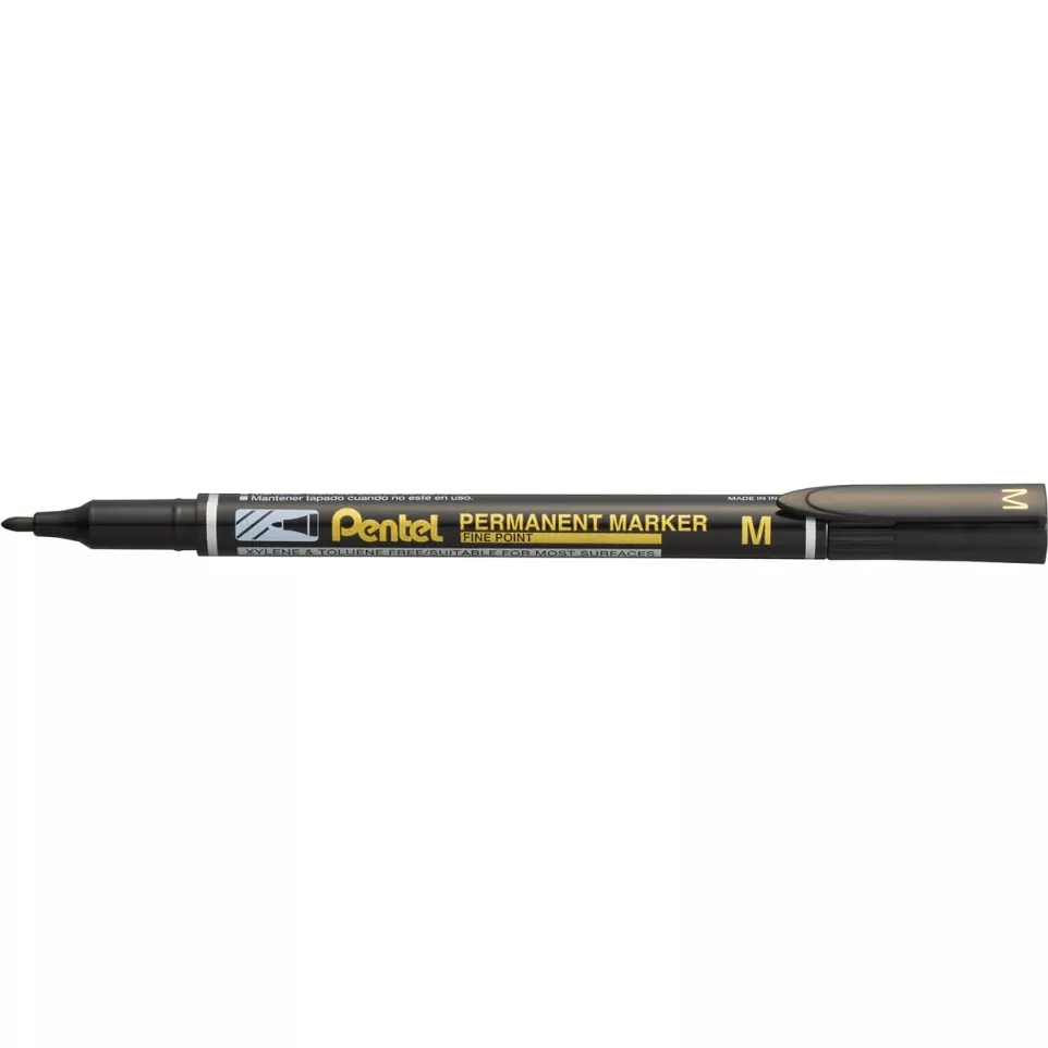Pentel marqueur permanent NM470-A, noir