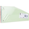 Q-CONNECT trapezium verdeelstroken, pak van 100 stuks, geassorteerde kleuren