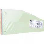 Q-CONNECT Trapezoidal Dividers Pack of 100 Assorted Colours