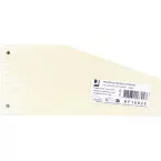 Q-CONNECT Trapezoidal Dividers Pack of 100 Yellow