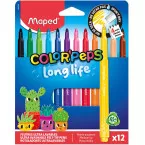 Maped feutre Color'Peps, blister de 12 pièces