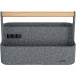 Leitz draagbare bureau organizer, met handvat, vilt, grijs