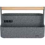 Leitz Portable Desktop Organizer with Handle Felt Grey