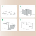 Leitz Puro Archive Box Medium A4 17 Litre Beige Pack of 2