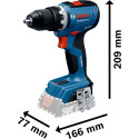 Combo-kit 2 schroevendraaiers Bosch GSR 18V-65 + GDR 18V-215 / pce
