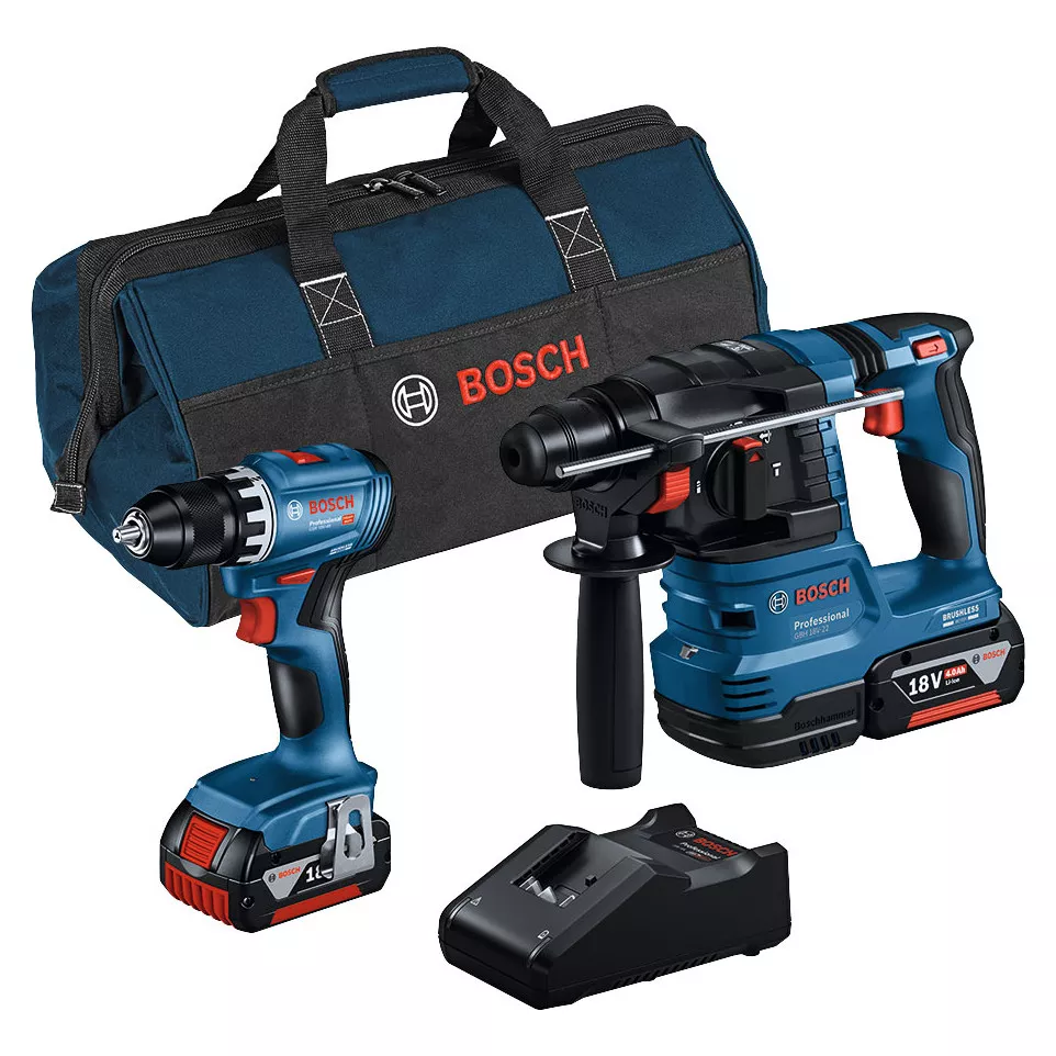 Combo-kit 2 outils Bosch GSR 18-45 +...
