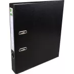 Q-CONNECT classeur, pour ft A4, en carton recouvert de PP, avec bord de protection, dos de 5 cm, noir