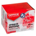 OFFICE products attaches croisées, 65 mm, galvanisé, boîte de 12 pièces