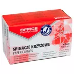 OFFICE products vlinderklemmen, 41 mm, gegalvaniseerd, doos van 50 stuks