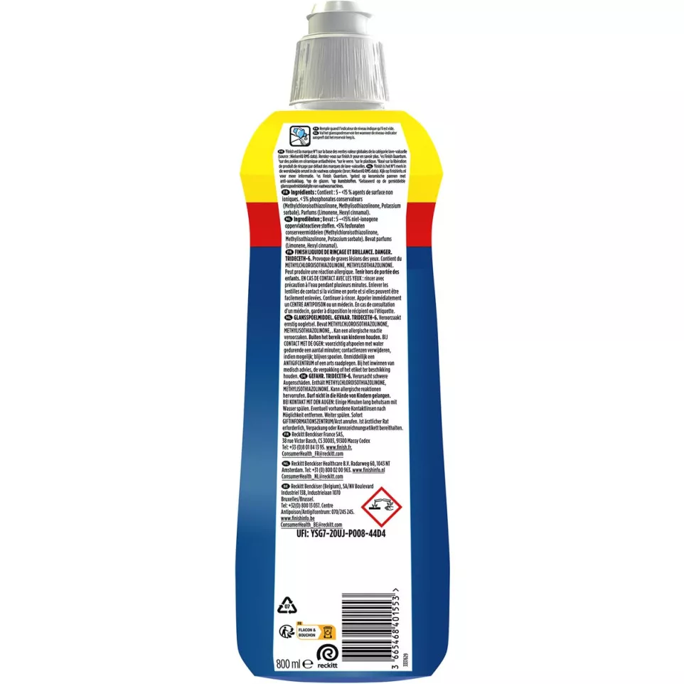 Finish Rinse Aid Liquid for...