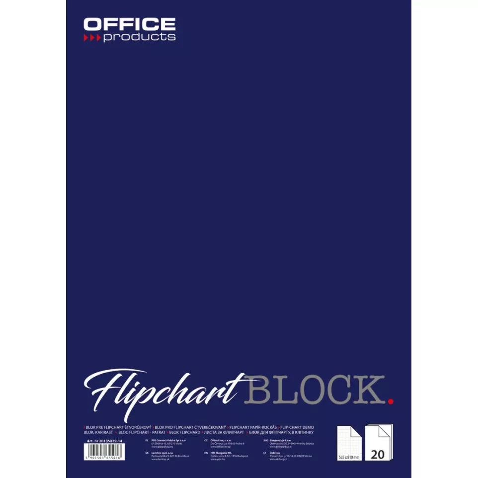 OFFICE products flip-overblok, 58,5 x...