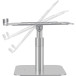 Fellowes Alumia Laptop Stand Adjustable Tilt Silver