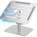 Fellowes Alumia Laptop Stand Adjustable Tilt Silver